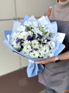 Букет для учителя &laquo;Белоснежное вдохновение&raquo;
